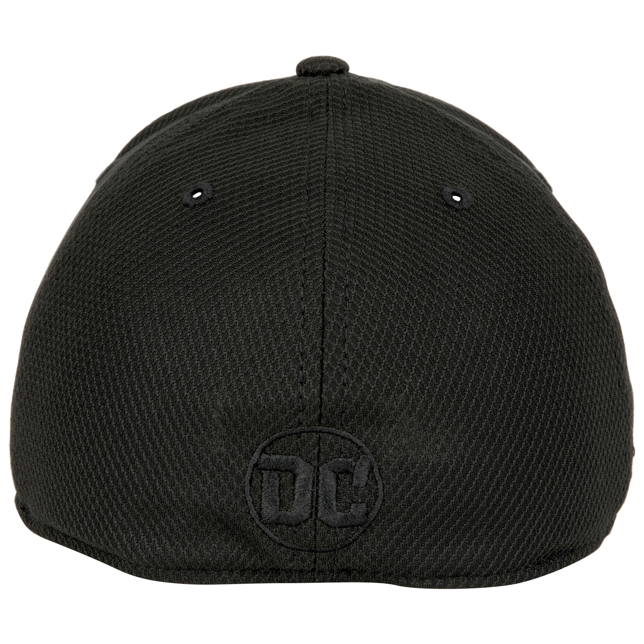 The Flash Logo Black on Black Colorway New Era 39Thirty Fitted Hat